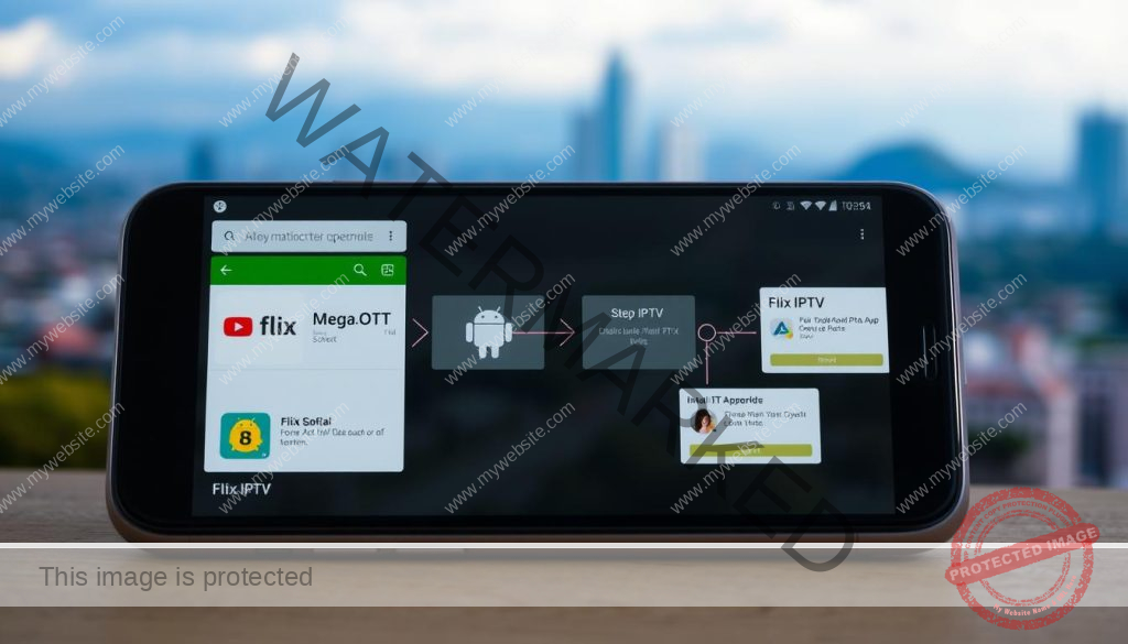 MegaOTT in Flix IPTV auf Android